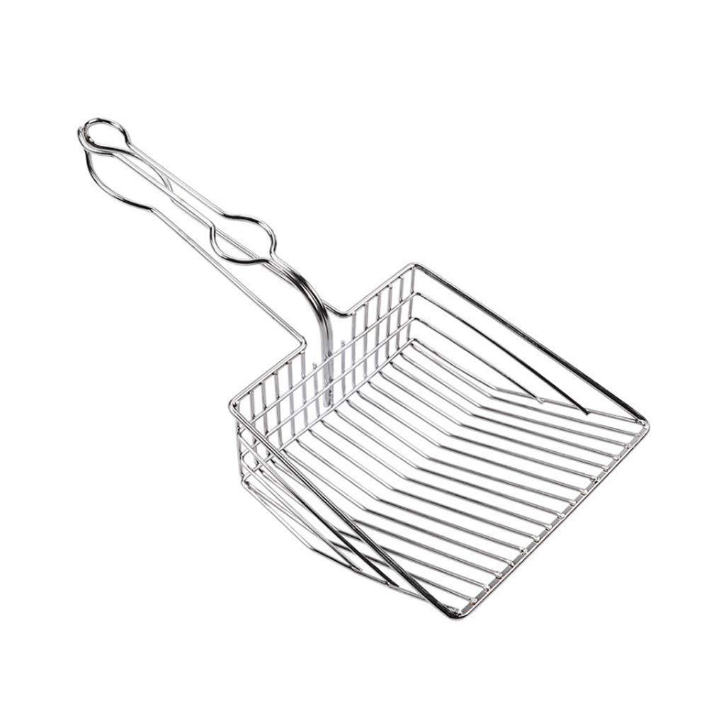 Cat Litter Scoop Stainless Steel Metal Pooper Scoopers Waste Poop Cleaner Pets Kitten Litter Sand Shovel Household Pet Cleaning