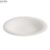 Pure White Relief Texture Ceramic Deep Bowl Salad Bowl Dessert Bowl Pasta Bowls Thick Soup Bowls Restaurant Specialty Tableware
