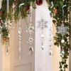 Haobei Acrylic Snowflake Icicle Christmas Decoration