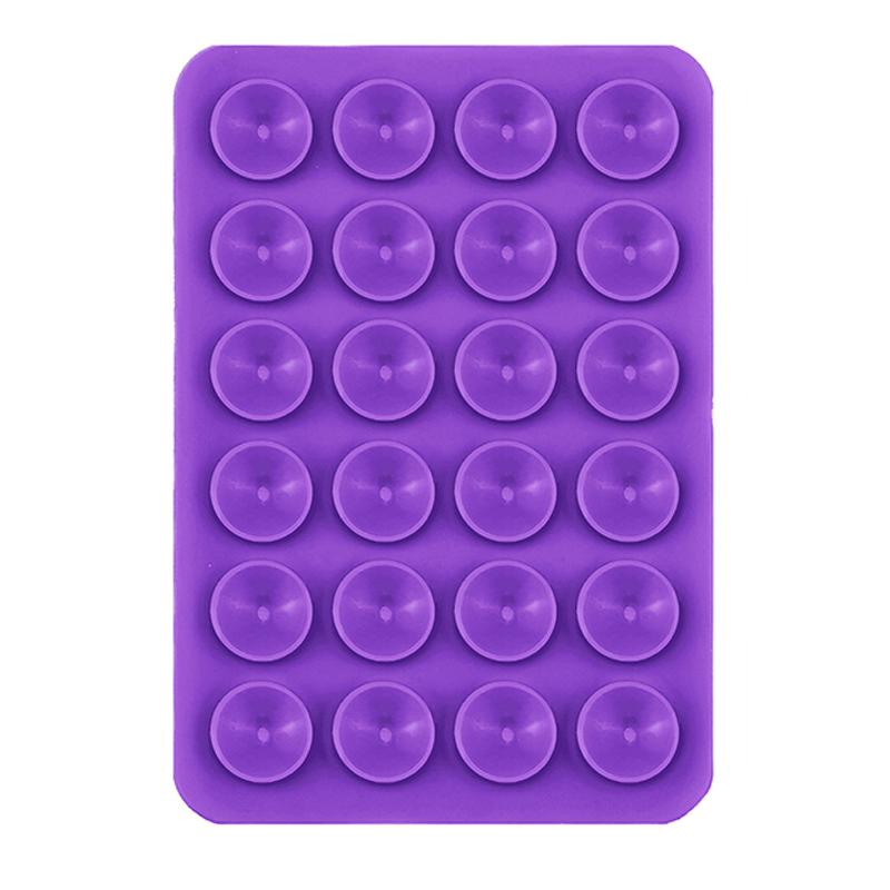 Single-Sided Silicone Suction Phone Holder Mat Multifunctional Suction Cup Wall Anti-slip Detachable Phone Rubber Sucker Pad