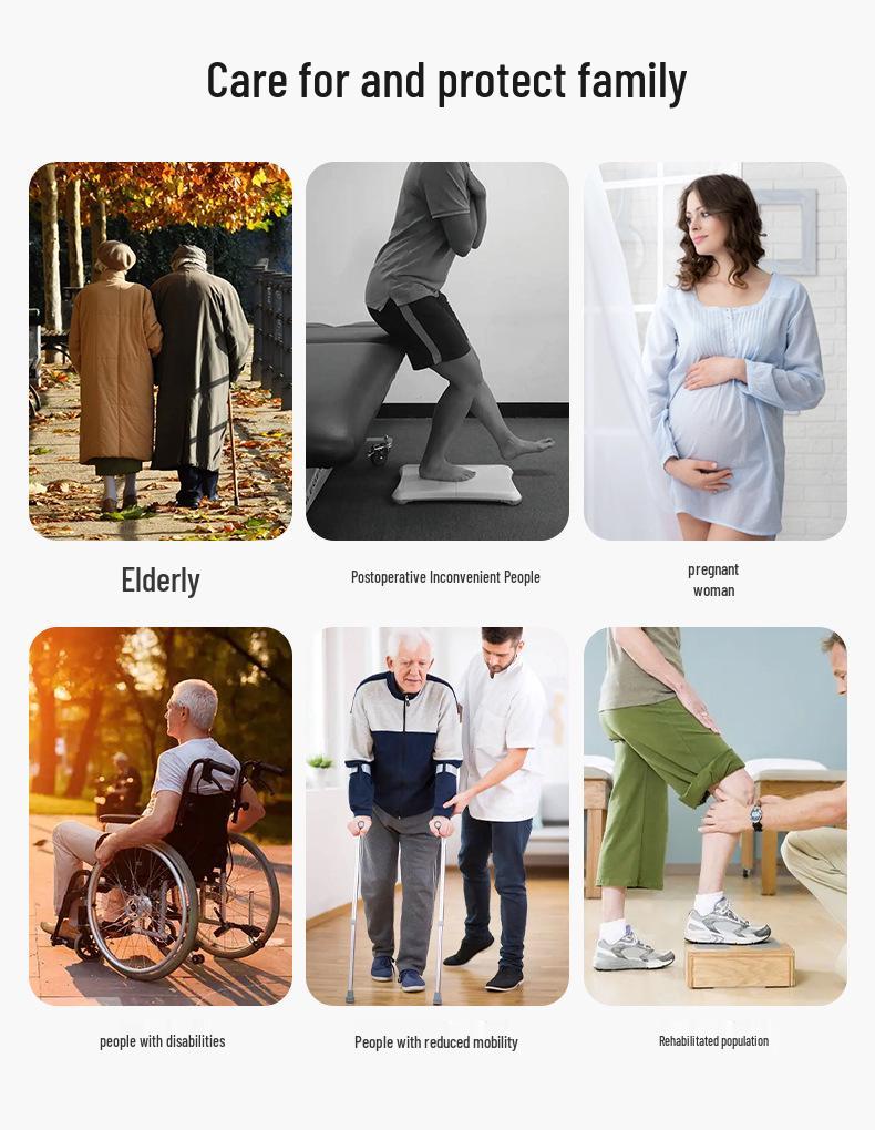 Barrier-Free Anti-Slip Corridor Grab Bar for Bathrooms, Ideal for Elderly and Nursing Homes