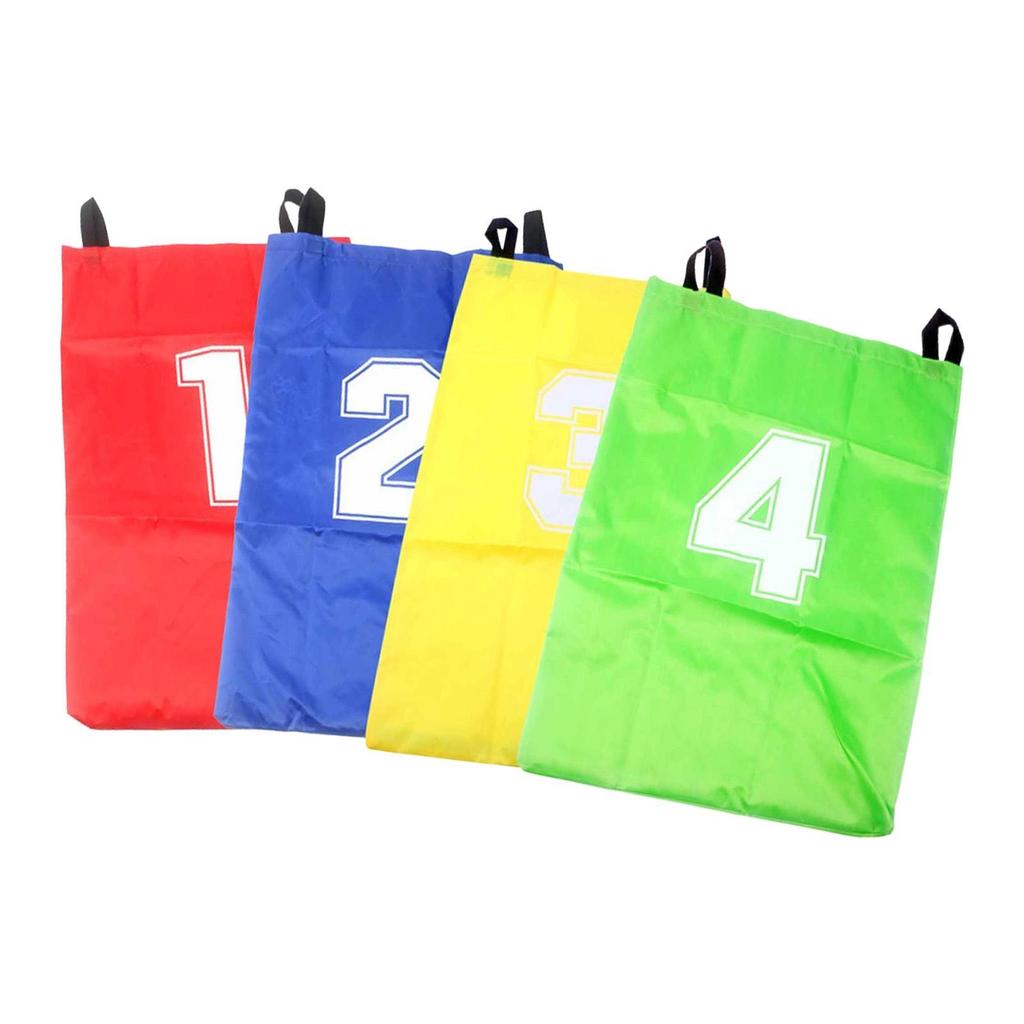 4 Pieces Jumping Bag Potato Sack Game with Handle Kids Balance Training Reusable Suitable for