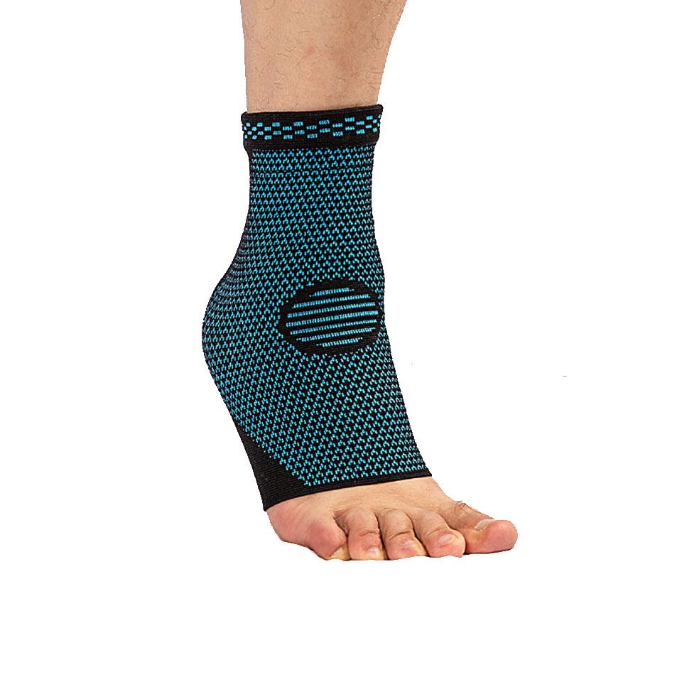 1Pcs Ankle Support Breathable Absorb Sweat Pressure Protection Joint Sprain Elastic Wrapping Knitted Nylon Ankle Guard Men Women