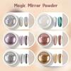 Gold Silver Chrome Nail Powder White Nail Powder Holographic Nail Powder  Salon Use