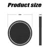 2Pcs Car Bling Rhinestone Cup Holder Drink Pad Interior Decoration Anti-slip Mat Round Durable Coaster Heat Resi Car Accessories