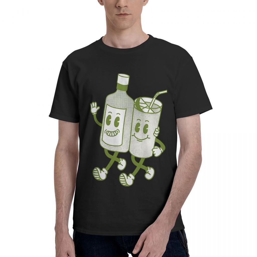 GIN AND TONIC Meme 100 Cotton Casual Breathable Confortable TShirt Mens Clothing Brands Men Clothes