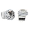 2PCS Front Turn Signal Light Bulb Plug Socket Brake Tail Light Bulb Turn Signal Lamp Socket Brake Light Socket Bulb