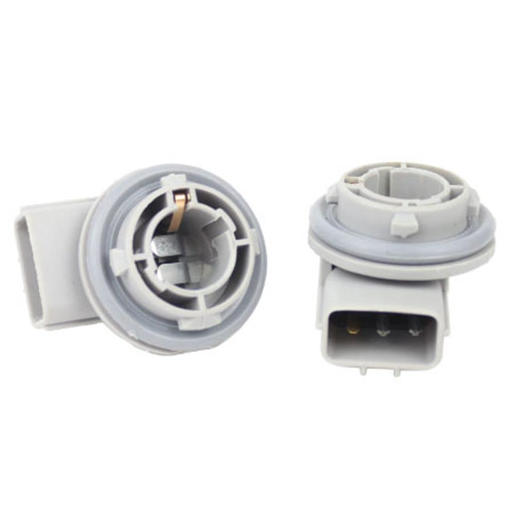 2PCS Front Turn Signal Light Bulb Plug Socket Brake Tail Light Bulb Turn Signal Lamp Socket Brake Light Socket Bulb