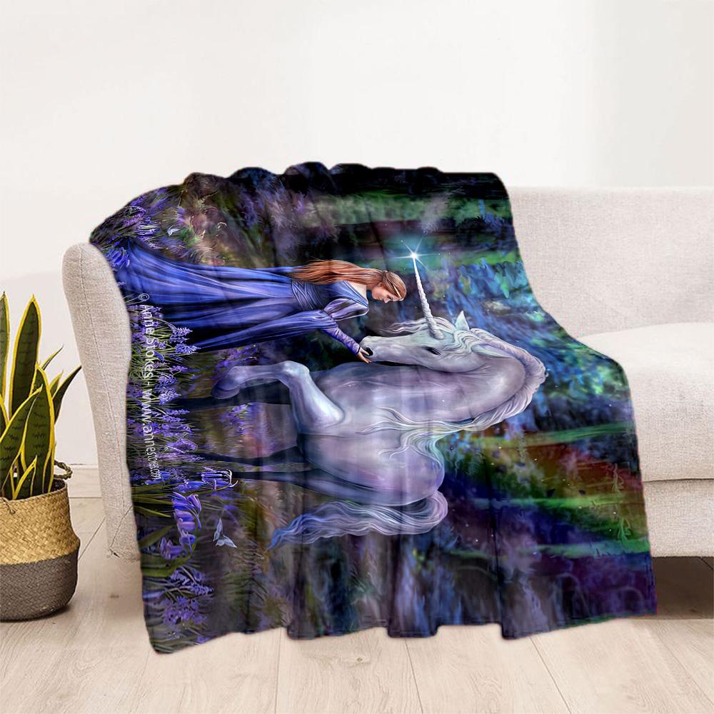 Gothic Style Blanket Ultra-Soft Perfect for Sofa Seaside Office Chair for All Occasions Digital Print Ideal Gift For Birthday Valentine'S Day