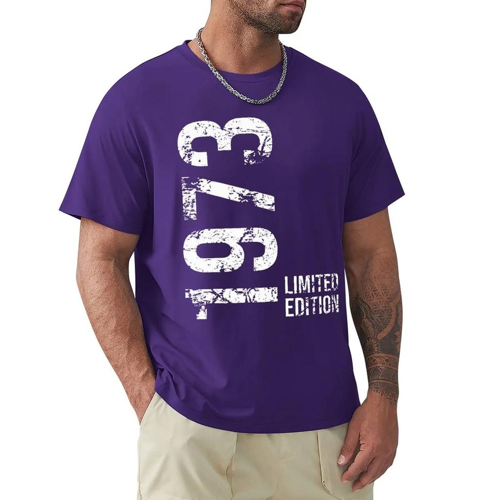 Novinka 50. 50 let Retro Vintage 1973 Trička Grafická Bavlna Streetwear Krátký Rukáv Narozeninové Dárky Letní Styl Tričko Muži