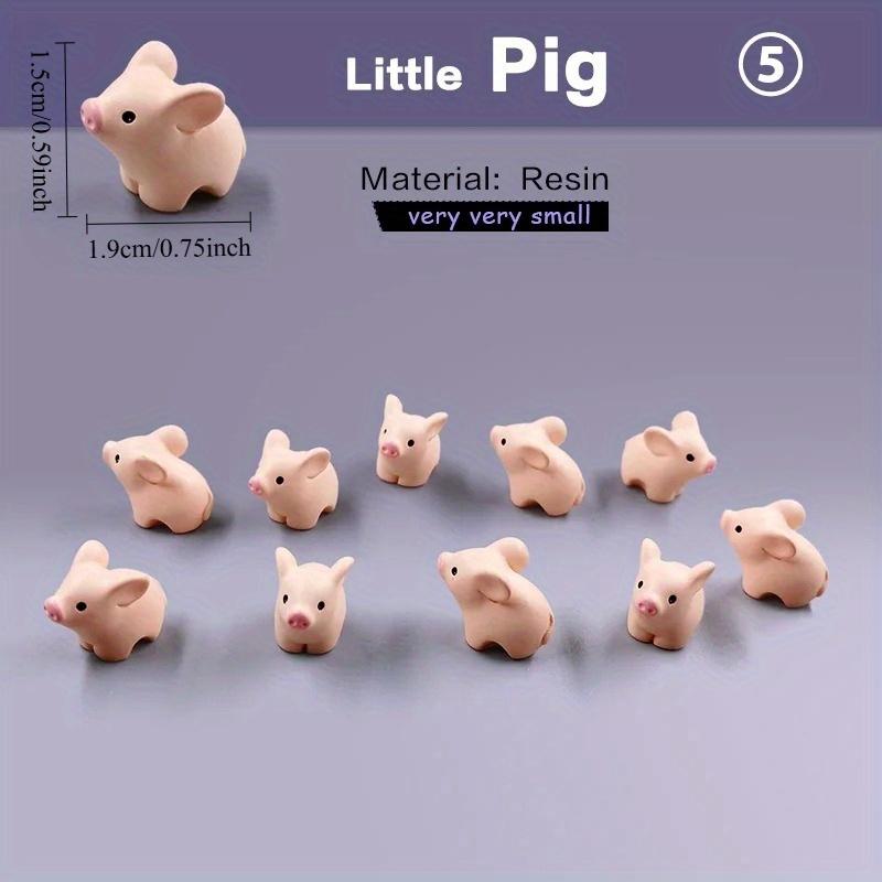 15Pcs Easter Rabbit Squirrel Elephant Fox Sheep Duck Pig Cat Frog Snake Figurine Miniature Fairy Garden Decoration Accessories