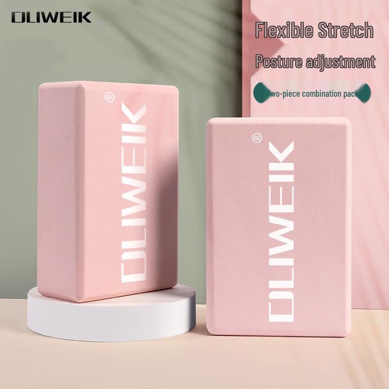 Duweike High-Density EVA Yoga Block (2-Pack)