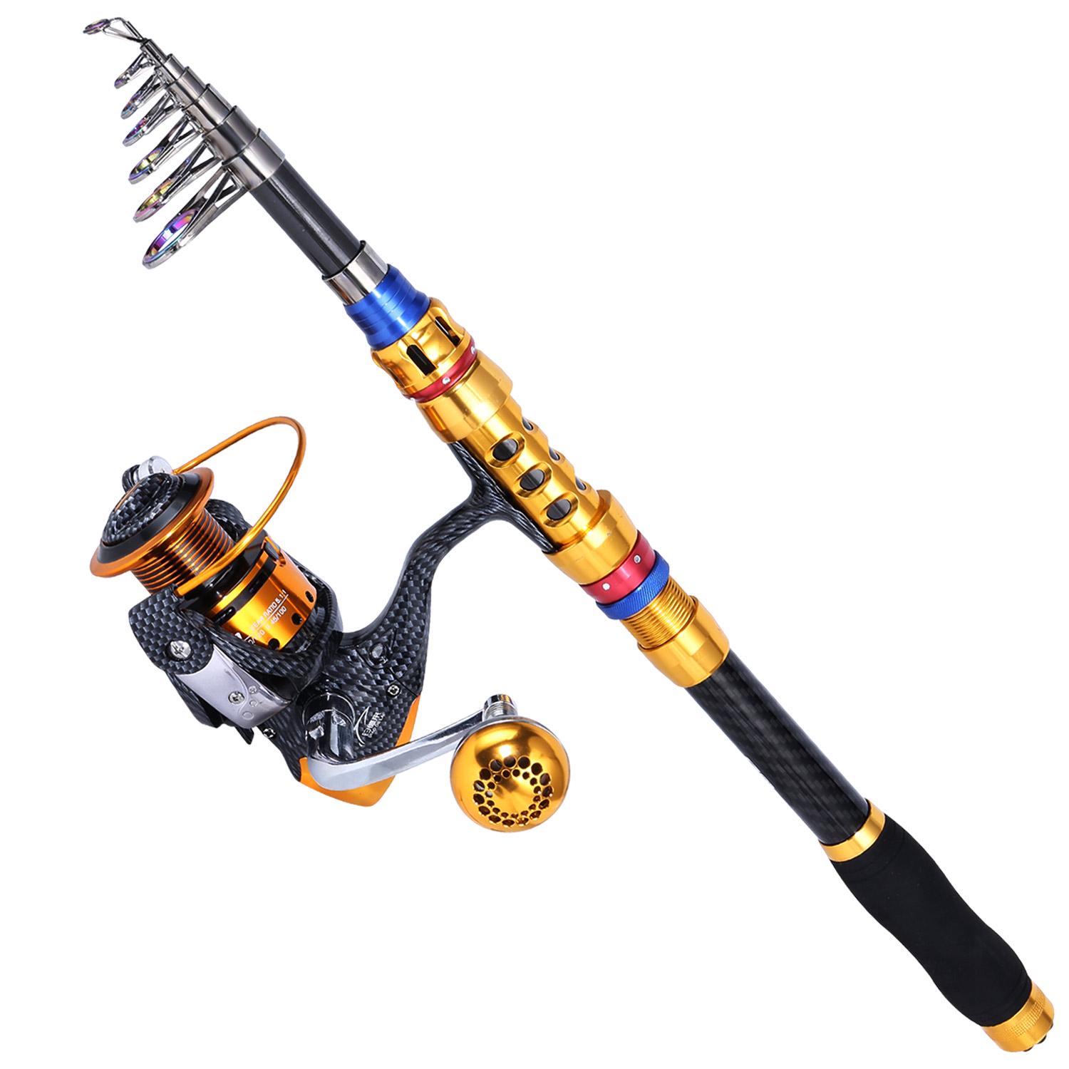 

Рыболовный набор, спиннинговая удочка, спиннинговая рыболовная катушка из углеродного волокна 1000-6000, наборы рыболовных снастей 3.0m & TT5000