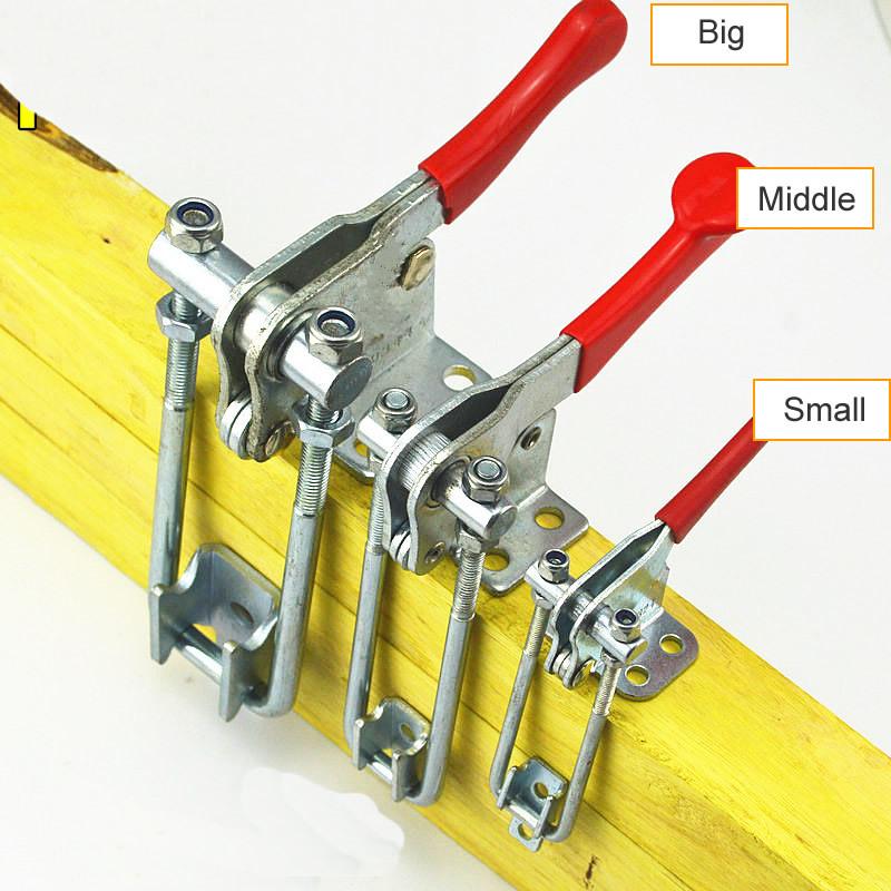 

Latch-type locking clip Fast presser Horizontal fixture sturdy durable Woodworking press clamps iron galvanized Small
