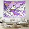 Sonic Print Tapestry - Portable Wall Decor Cloth, for Home, Dorm, Travel, Bedroom, Living Room - Ideal Birthday Housewarming Gift