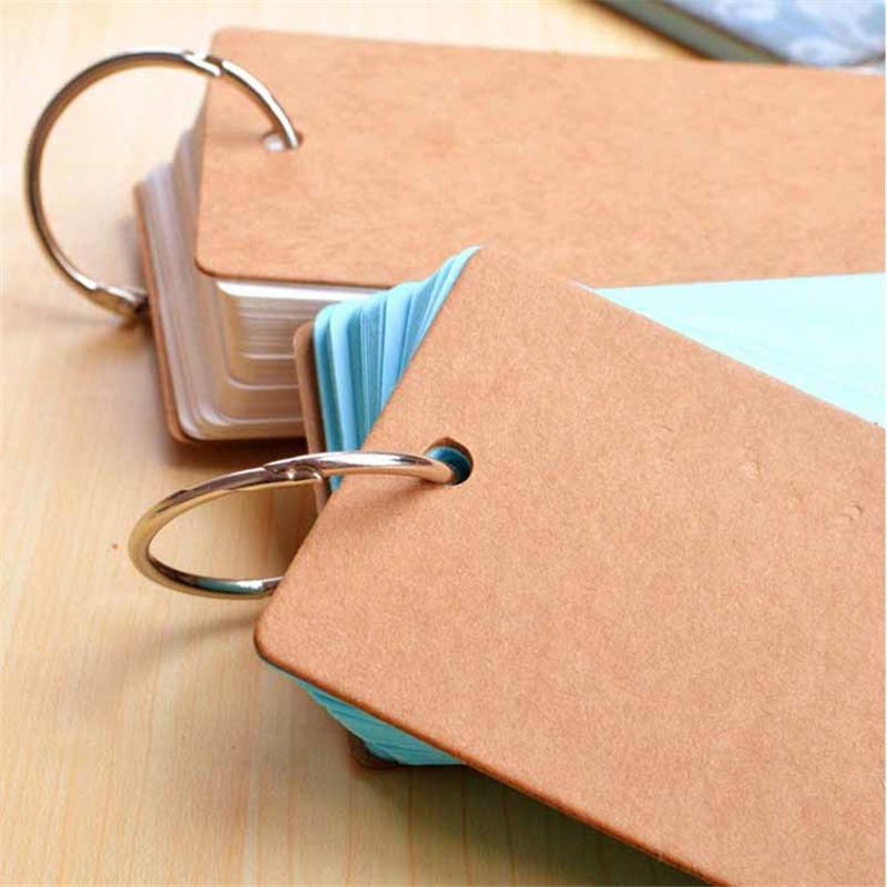 50-Pack Thick Blank Mini Spiral Bound Pocket Notebooks Students Word Learning Memo Journaling Portable Small Notepad with Metal Rings