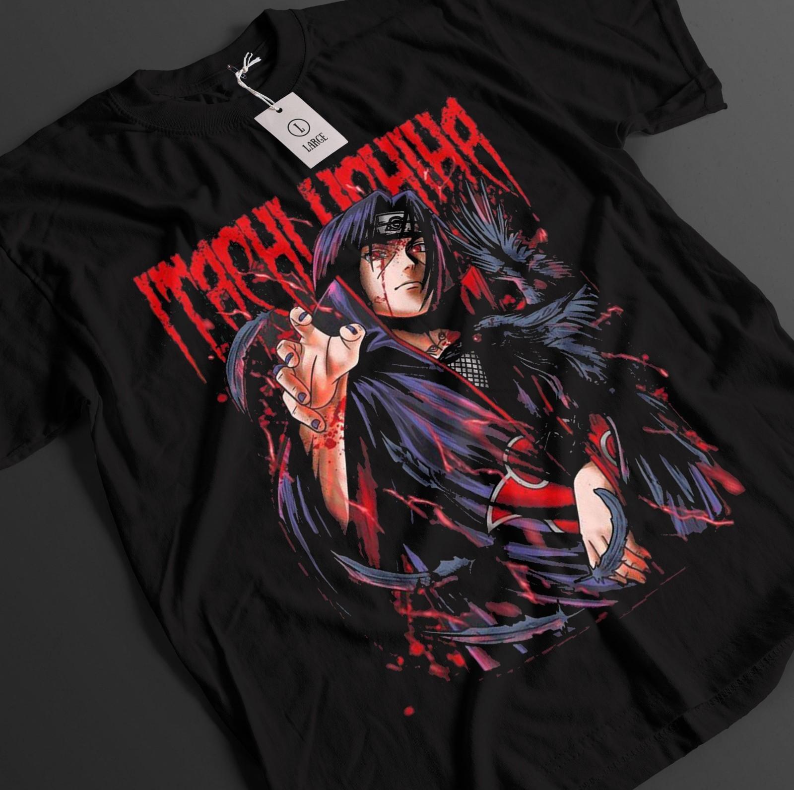 

Naruto Shirt Itachi Uchiha Tshirt Sasuke T-Shirt Mens Womens Tees Top Orochiru Anime Pain Unisex Tee S