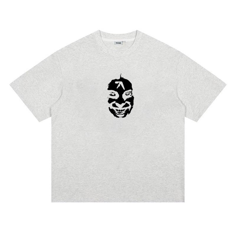 

Мужская футболка Aphex Twin Графическая Хлопок Харадзюку Оверсайз Винтаж Корейская мода Короткий рукав Топы Футболки Y2k Уличная одежда S