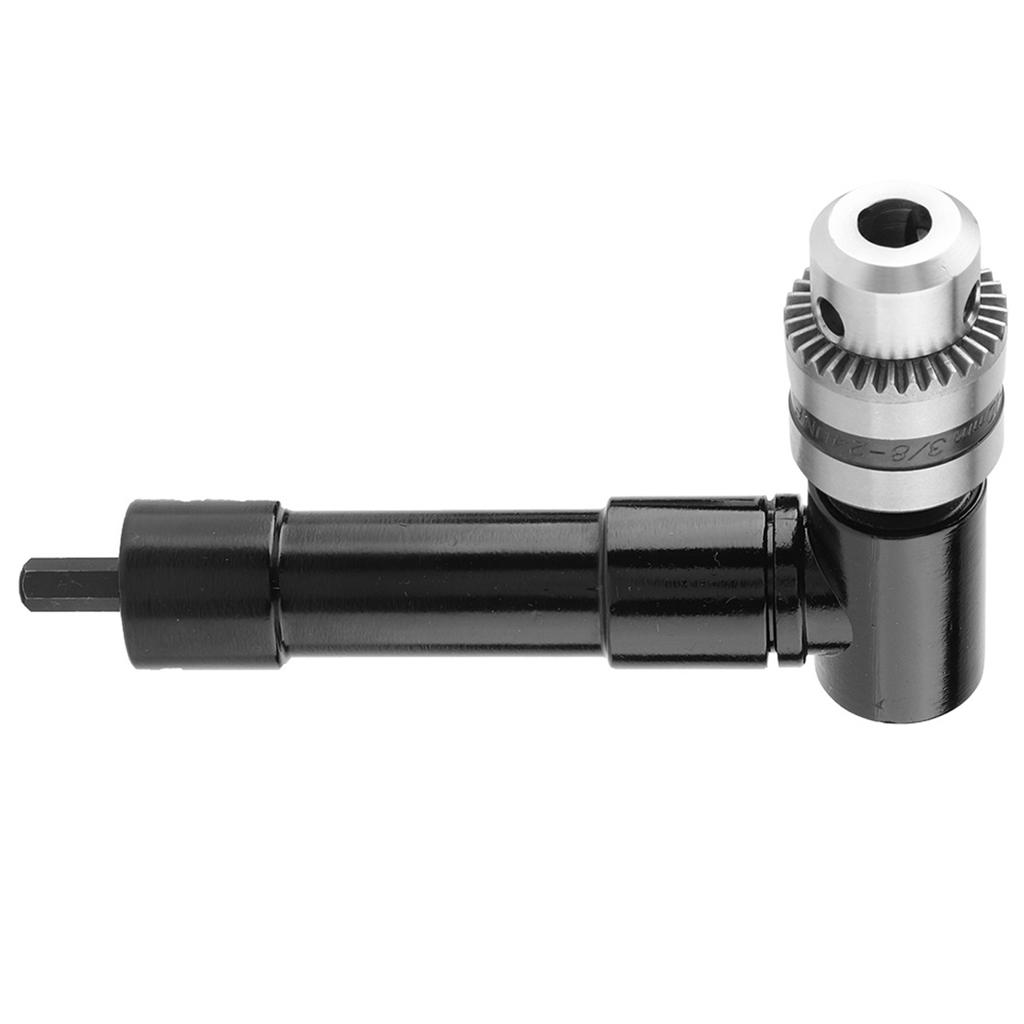 90 Degree Right Angle Chuck Key Drill Adapter Attachment Extension Bit Holder