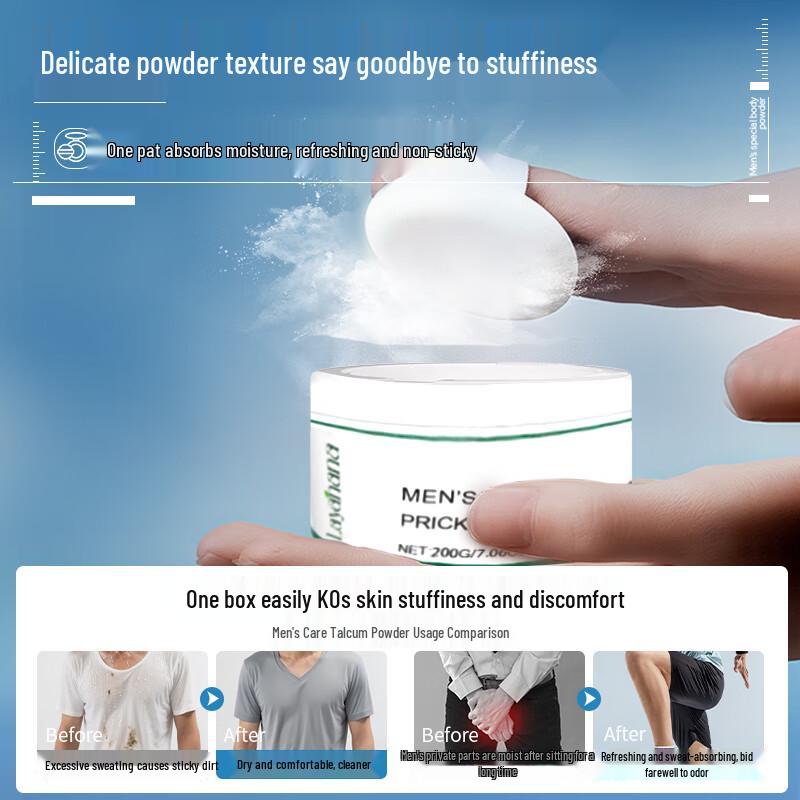 Layanana Men's Anti-Itch Body Powder