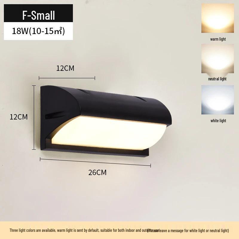 Outdoor Waterproof Wall Light for Garden, Hotel, Villa, Corridor, or Balcony