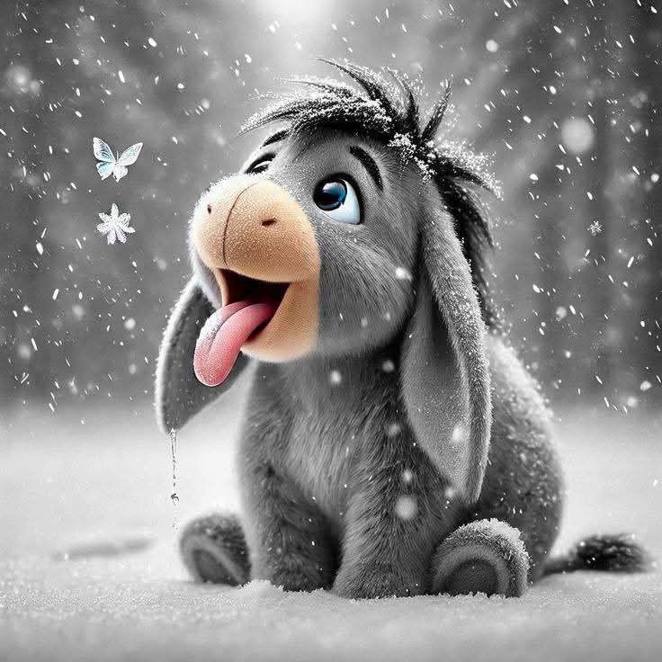 5D DIY Diamond Painting Cute Rabbit in Snow Crystal Canvas Art Full Round Diamond Embroidery Kits Picture Home Decoration