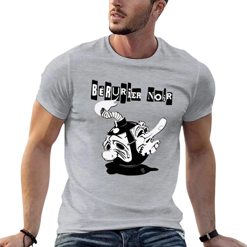 Berurier Noir T-Shirt Baggy Shirts Sweat Boys Animal Print Big and Tall T Shirts for Men