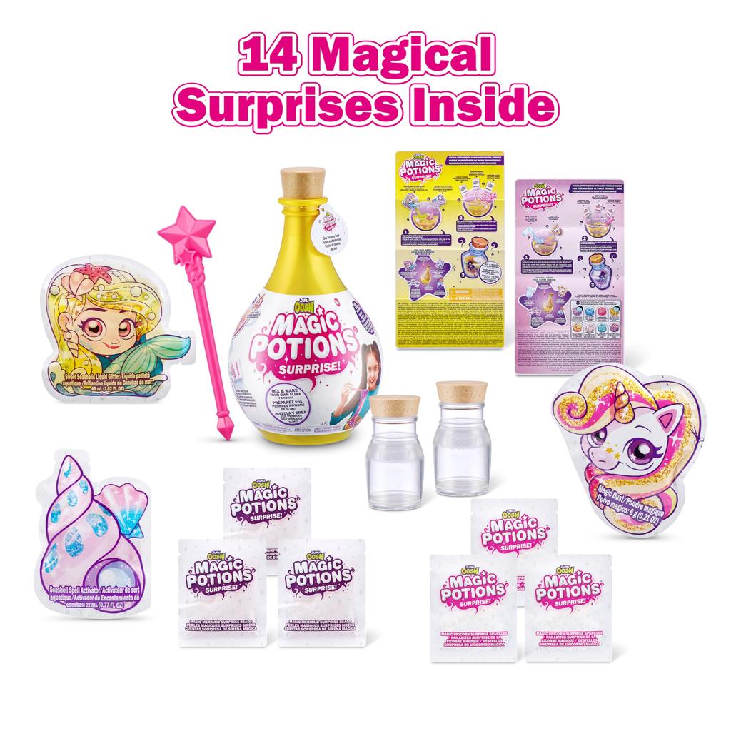 Zuru Oosh Slime Potions Magische Überraschung Jungen Mädchen Spielzeug Geschenk Lernspielzeug Gelb [Gebraucht]