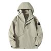 Mens Lightweight Waterproof Hiking Jacket Outdoor Windbreaker Hooded Raincoat Couples Casual Sport Wear