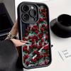 Glacier Rose Creative Phone Case Is Suitable for iPhone 17 16 15 14 13 12 11 Pro/Max/Plus Anti Drop and Shockproof Back Cover