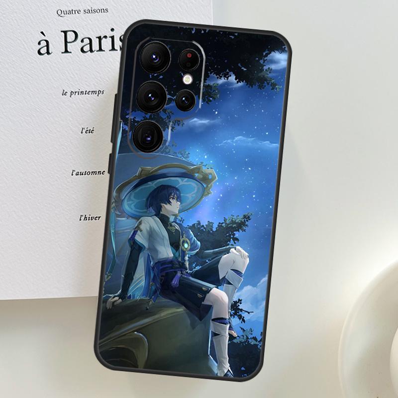 Genshin Impact Wanderer Phone Case For Samsung Galaxy S25 Ultra S9 S10 S20 S21 S22 S23 S24 Plus S24 FE Cover Shell
