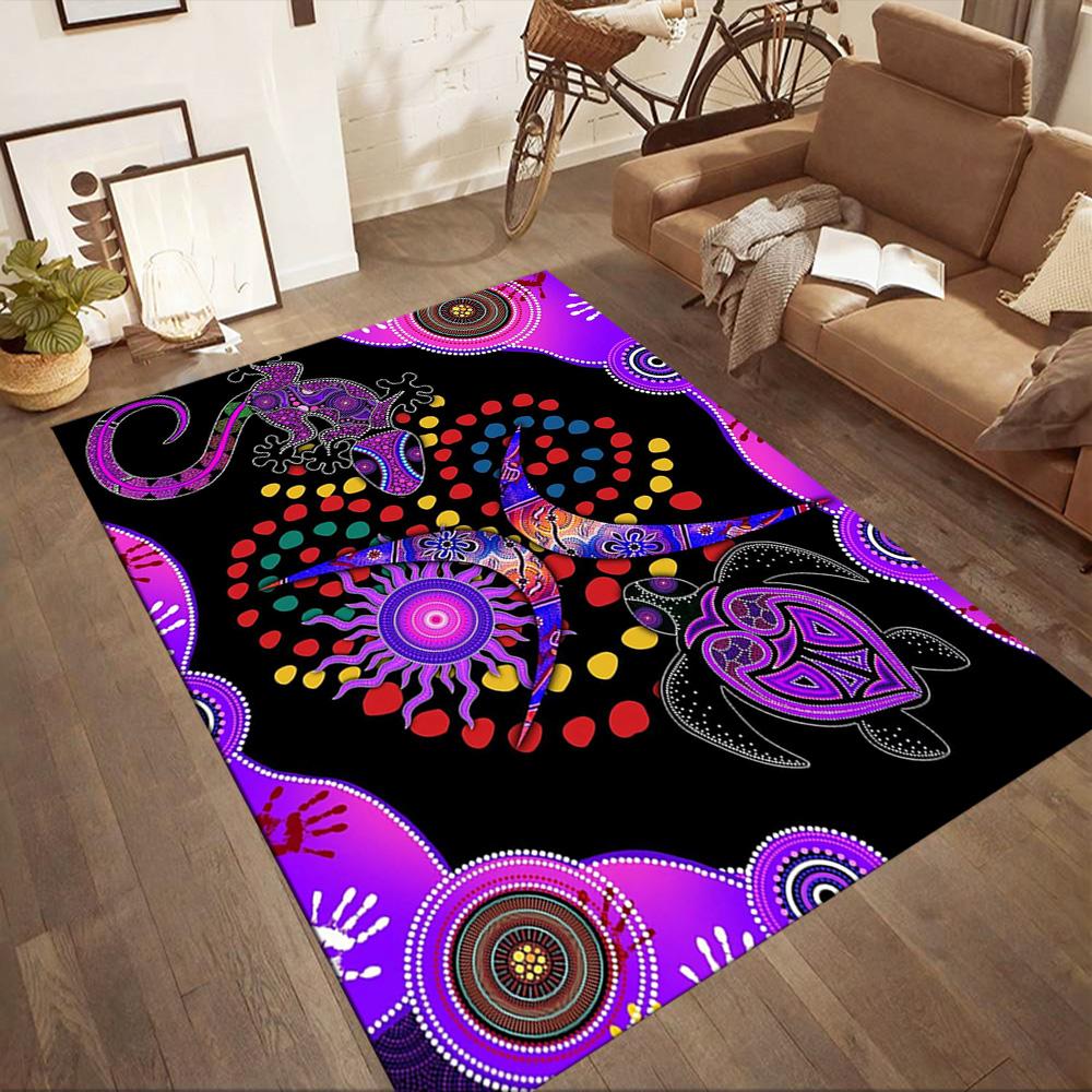 African Wildlife Celebration Floor Mats for Living Room, Bedroom and Room Decoration Are Suitable for Gifts.