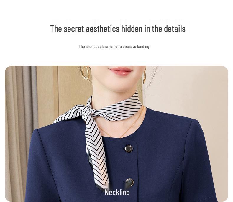 High-End Professional Women's Spring/Summer 2026 Suit Set for Medical Aesthetics Reception Workwear