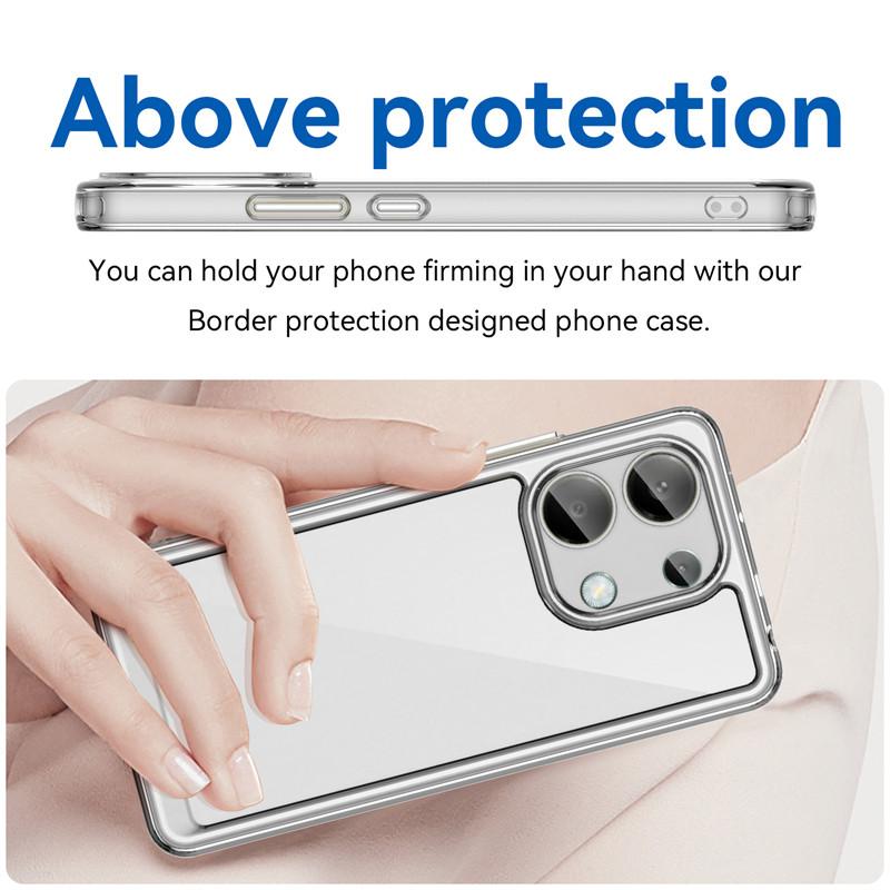 For Xiaomi Redmi Note 13 4G Case Xiaomi Redmi Note 13 Pro Plus 5G Cover Shockproof Hard PC TPU Silicon Protective Phone Cover