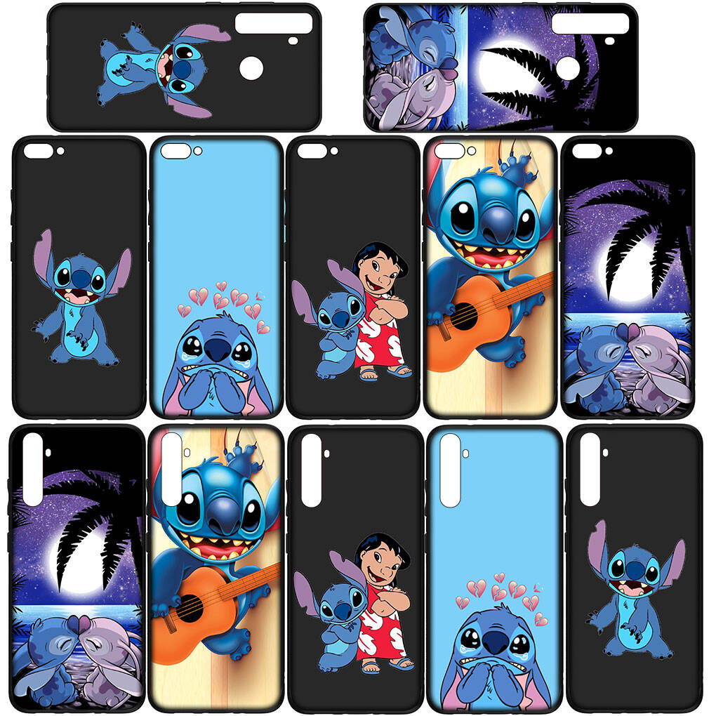 Phone Case for iPhone 17 16 15 Plus XR Huawei P30 P20 Lite Redmi Note 14 12 11 13 Pro Max OPPO A60 A80 A40 A18 A38 A54 Lovely Lilo Luxury Stitch Cover