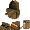 Tactical Climbing Chest Bag Backpack Accessories Lure Outdoor Fishing Camping Hiking Bag With Rod Holder Men Molle Fanny Pack