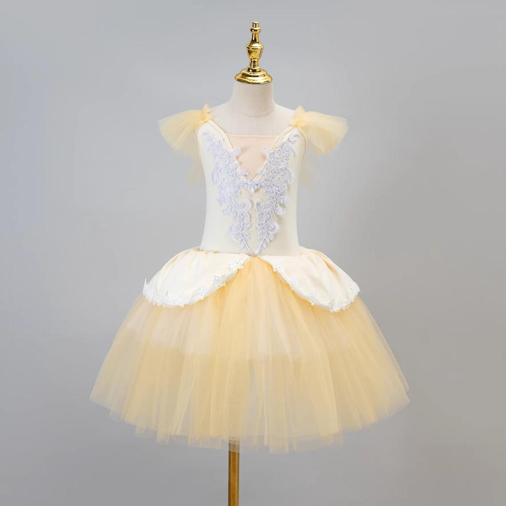 Fashion Ballet Dress Stage Performance Costume Girl's Ballerina Outfit Children's Clothes Ballet Dance Wear Summer Dresses