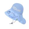 1153 children's hat outdoor UV protection empty top hat men and women cute big eaves shawl sun protection bucket hat