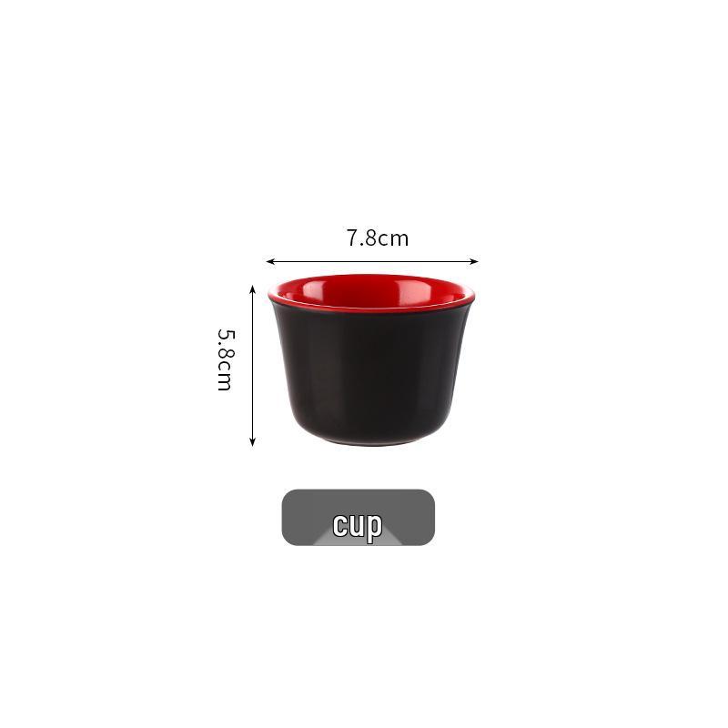 Set de Farfurii pentru Tăiței Reci Japonezi și Sushi cu Covoraș de Bambus