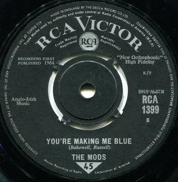 

7inch Record MODS (25) - Something On My Mind RCA1399 RCA Victor 1964 UK Rock Used