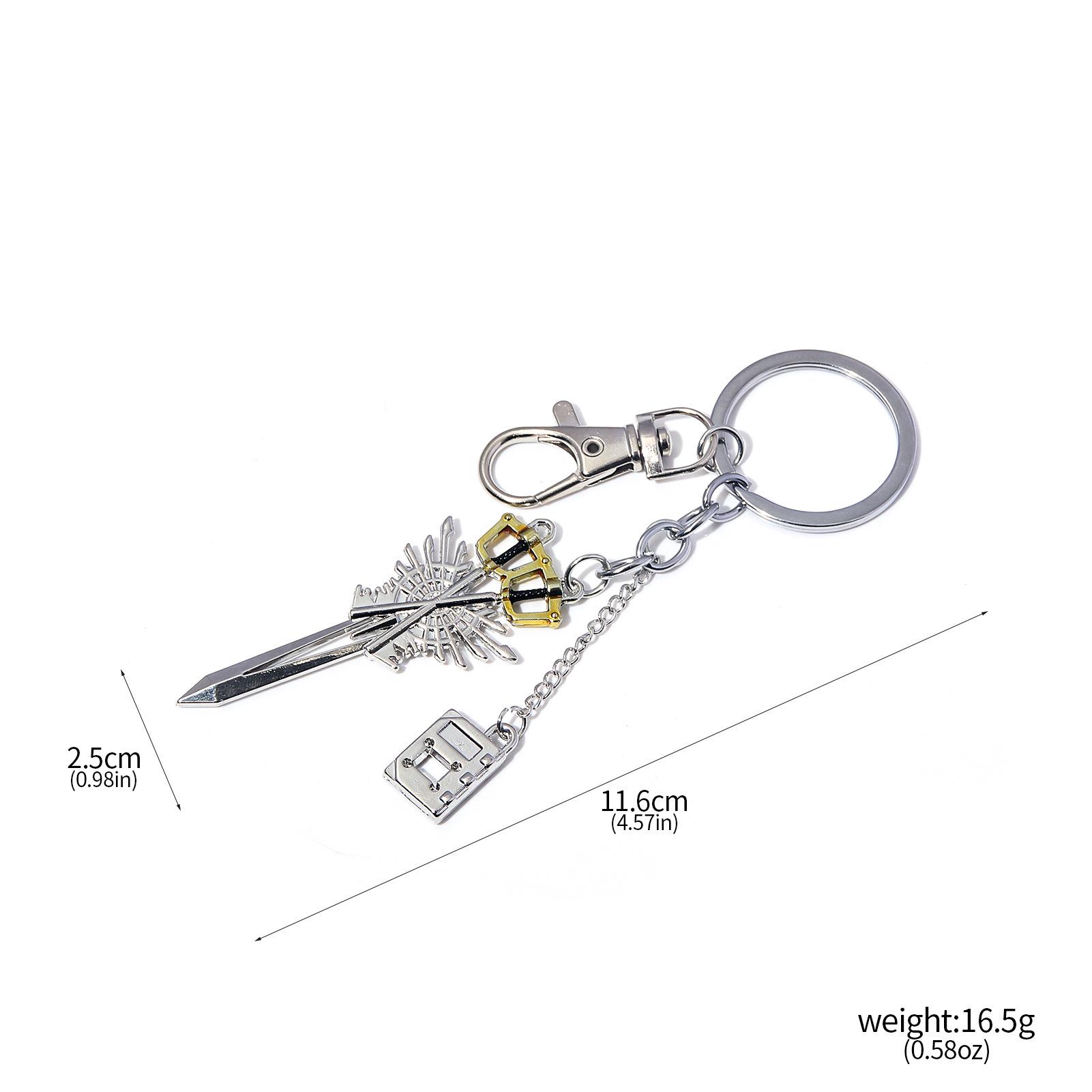 Kingdom Hearts Кулон-брелок Сора Ключ-меч OPP Bag Packaging