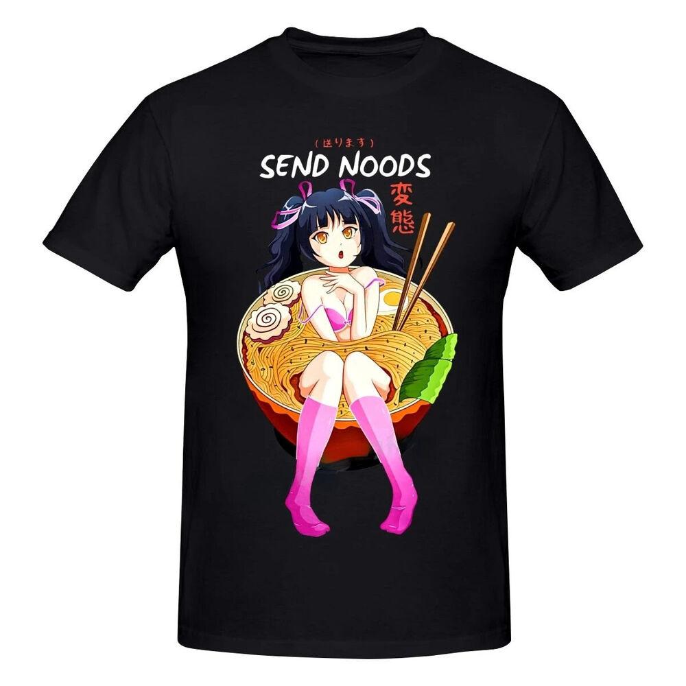 Hentai Anime Sexy Girl Japan Send Noods Ramen Noodle Bowl Shabu Shabu Hentai T S Unisex T-Shirt S
