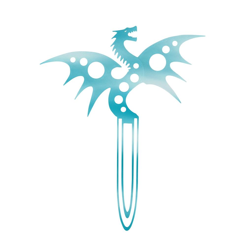 3D Printed Spotted Dragon Bookmark Super Invincible Abstract Creative Ornaments Decorative For Book