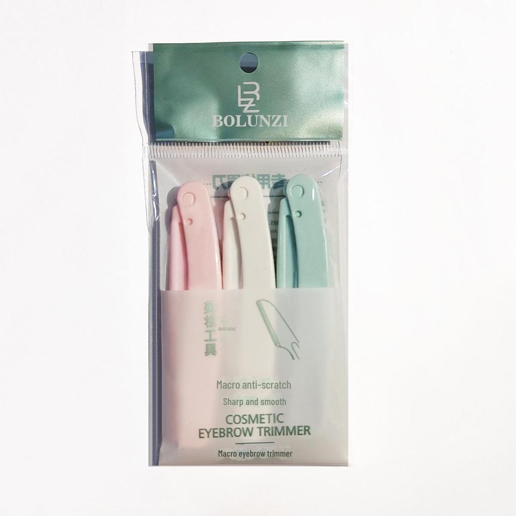 Advanced Anti-Scratch Eyebrow Trimmer & Shaving Tool Set for Beginners