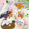 Cartoon  Wings Star Pendant Keychain Cute Doll Plush Pendant Creative Kawaii School Bag Decoration Accessories Gifts