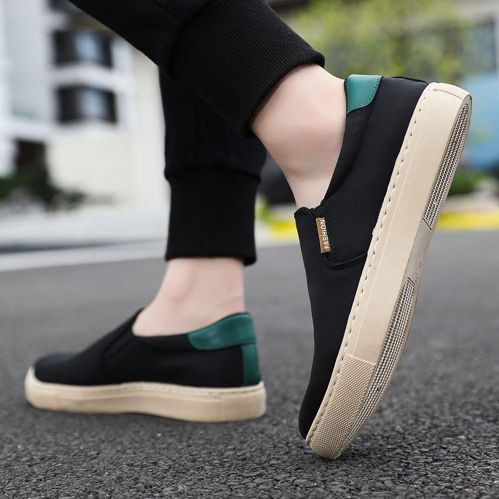 Men's 2025 Canvas Slip-On Sports Casual Shoes - Trendy, Breathable, Plus Size
