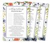 Inkdotpot 50A  FloralA  BingoA  GameA  CardsA  For Bridal Wedding Shower Bachelorette Party Bulk Blank Square Fill In Gift