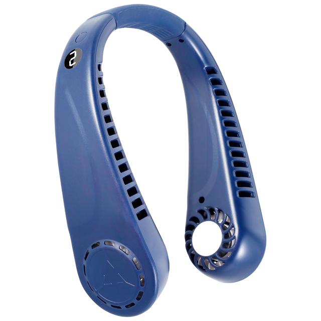 

Портативные шейные вентиляторы, безлопастный вентилятор с мини-светодиодным цифровым дисплеем, 1200 мАч, USB перезаряжаемый охлаждающий вентилятор с громкой связью и 5 скоростями ветра