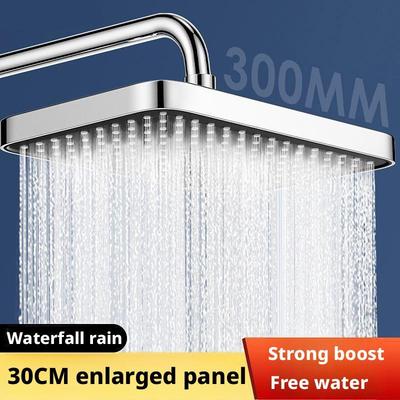 Top Spray Druckdusche Duschkopf Großer Durchfluss Dusche Dusche Top Spray Badezimmer Große Dusche Duschkopf