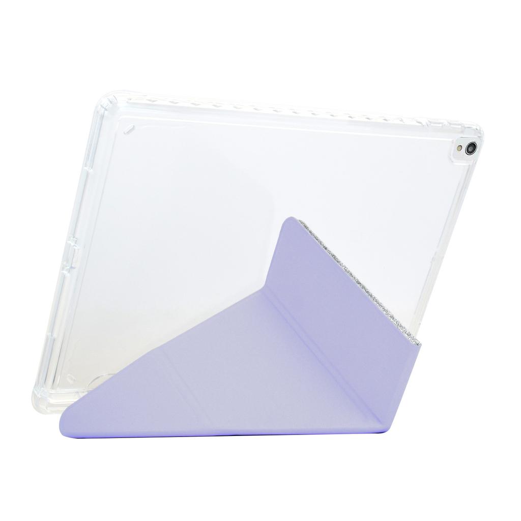Applicable to iPad Pro 11 tablet leather case, Samsung Tab S9FE glitter three-fold bracket anti-drop case Xiaomi 7